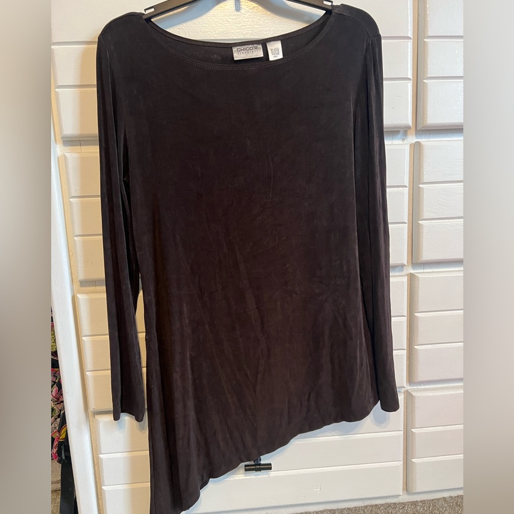 Chico’s black blouse